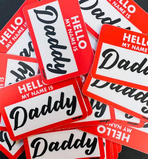 Whiskey Biz - Hello My Name is Daddy - Sticker