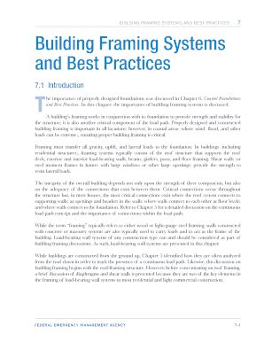 Fillable Online fema Chapter 7 - Building Framing Systems and Best ...