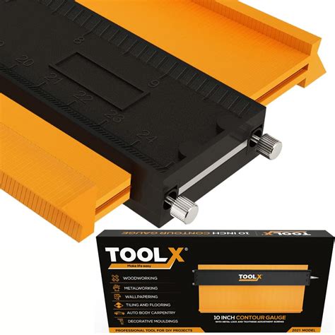 Buy Contour Gauge with Lock & Pins Tightness Screws - Super Gauge ...