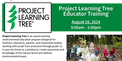 Image result for Project Learning Tree Curriculum