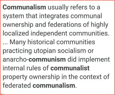 9. Define communalism and give an example. - Brainly.in
