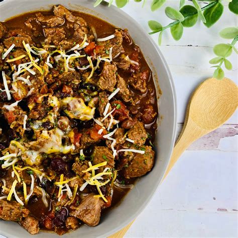 Slow Cooker Stew Meat Chili - Moneywise Moms - Easy Family Recipes