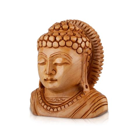 Giri - Buddha Wooden Statue | Buddha Statue | Buddha Head Statue