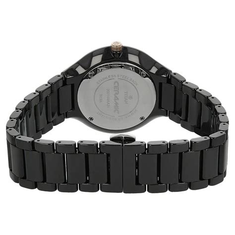 Titan Quartz Analog Black Dial Ceramic Strap Men's Watch NS90014KC02 ...