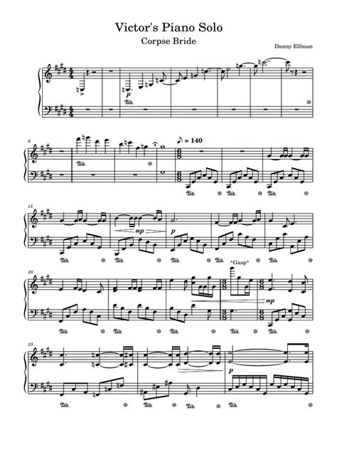 The Corpse Bride Piano 的图像结果