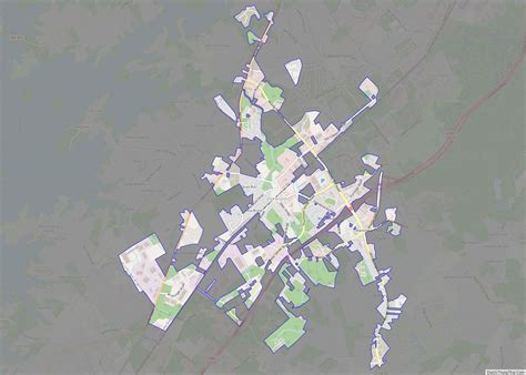 Map of Oakwood city, Georgia - Thong Thai Real