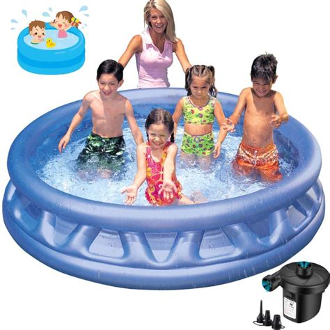 Buy Toy Imagine 6.17 ft Soft Side Inflatable Swimming Pool for Kids ...