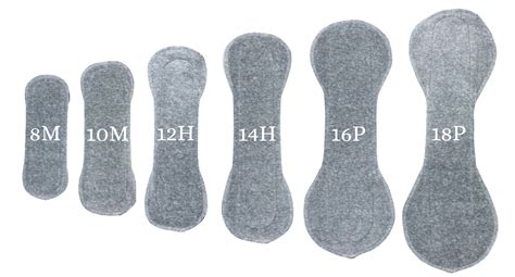 Cloth Pad Sizing Guide - Your Guide to Choosing The Perfect Sized Pad ...