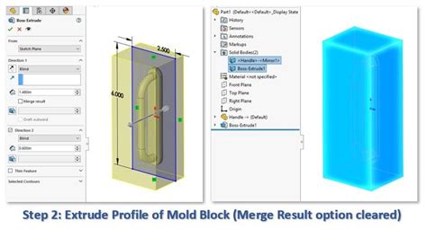 Split Tutorial SolidWorks 的图像结果