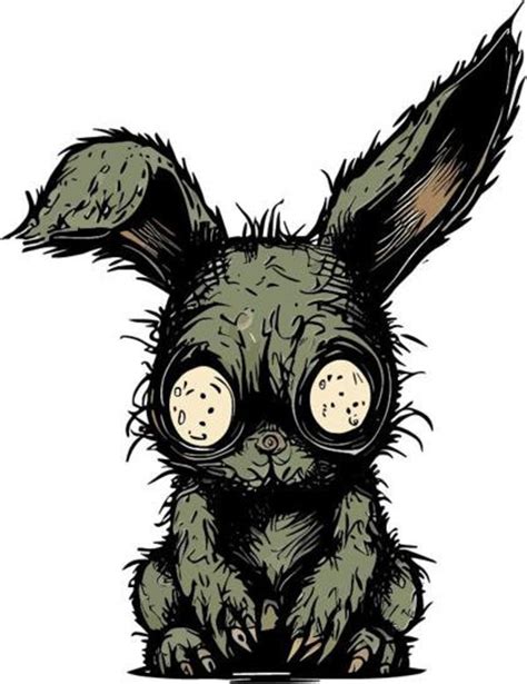 Creepy Rabbits T-shirts, Stickers, Sublimation - Etsy