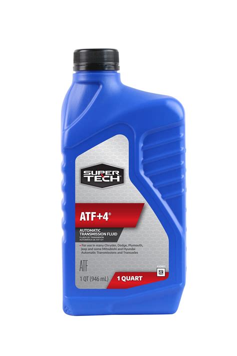 Super Tech ATF Plus 4 Automatic Transmission Fluid, 1 Quart - Walmart.com