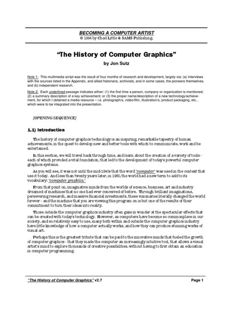 Computer Graphics History 的图像结果