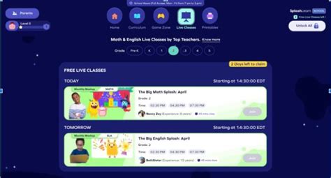 Splashlearn Student Class Code 的图像结果