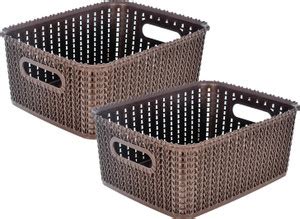 KUBER INDUSTRIES Plastic Multiuses Large M 20 Plastic Tray/Basket ...