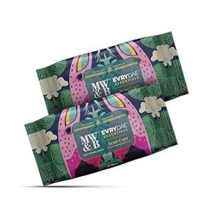 MW&B Everyday Essentials Acne Pimple Face Wipes 25 Pcs_Pack of 2, Anti ...