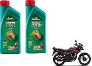 Castrol CRB TUBO 15W-40 CF-4 DIESEL ENGINE OIL Honda CB Synthetic Blend ...