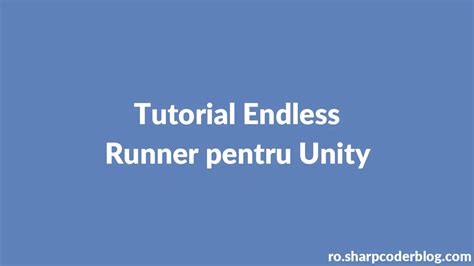 Unity Endless Runner Tutorial 3D 的图像结果