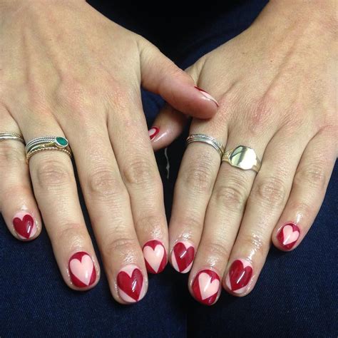 Valentine Day Nail Art For Short Nails at Eunice King blog