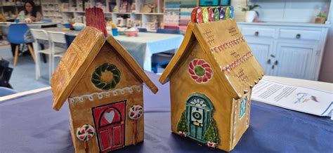 Clay Creation - Gingerbread House, Blue Beetle Ceramics, Thatcham, 15 ...