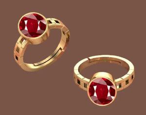 Chopra Gems Unique & Effective 100% Original Ruby Manik Stone Ring for ...