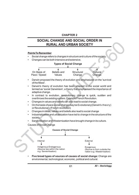Social change and Social order in rural and urban society - SOCIAL CHANGE AND SOCIAL ORDER IN ...