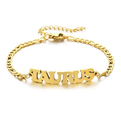 Stainless Steel Zodiac Letter Bracelet Gift – CRAZE