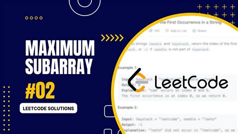 Maximum Subarray Problem LeetCode C 的图像结果