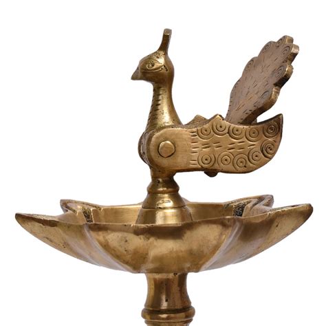 Brass Kuthu vilakku Peacock Oil Lamp