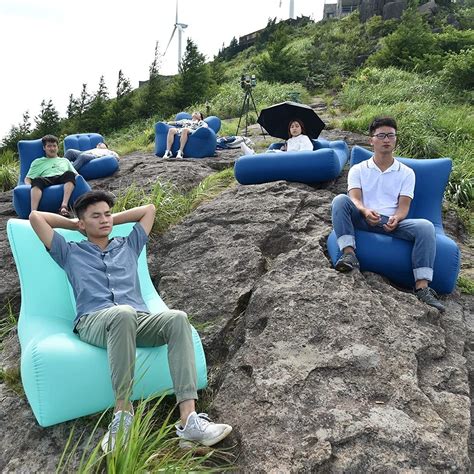 Buy Inflatable Lounger Air Sofa 49.2x29.5x29.5 Rechargeable Inflatable ...