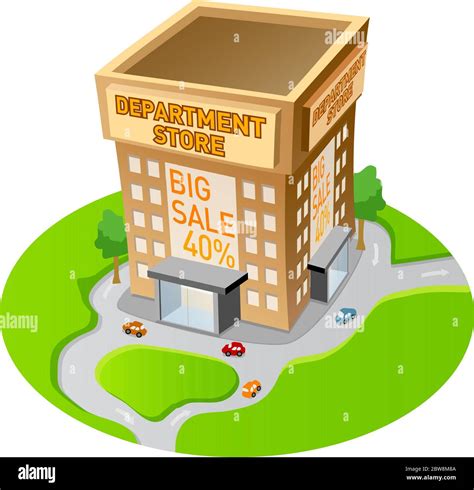 Shopping store interior Stock Vector Images - Alamy