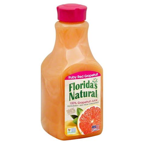 Florida's Natural Ruby Red Grapefruit Juice, 59 Fl. Oz. - Walmart.com