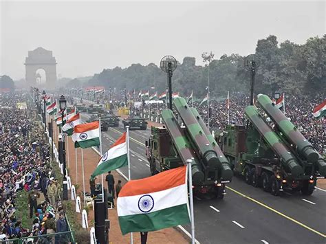 India shows off military might at 68th Republic Day parade - Mechanised ...