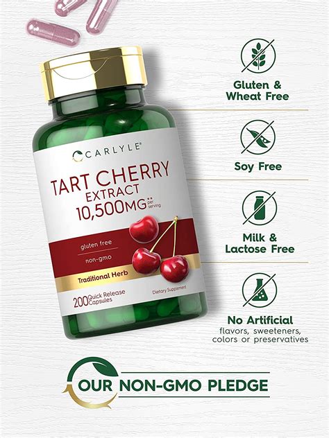 Carlyle Tart Cherry Capsules | Max Potency 10,500mg