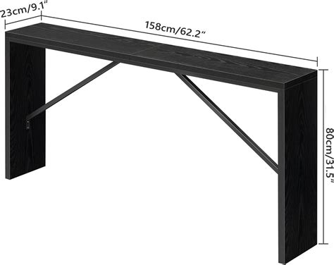 MAHANCRIS Console Table, 62.2 Long Sofa Table India | Ubuy