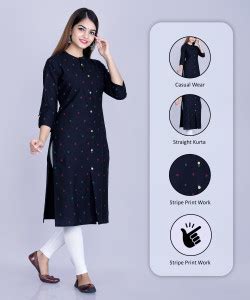 Glowworld Women Printed Straight Kurta - Buy Glowworld Women Printed ...