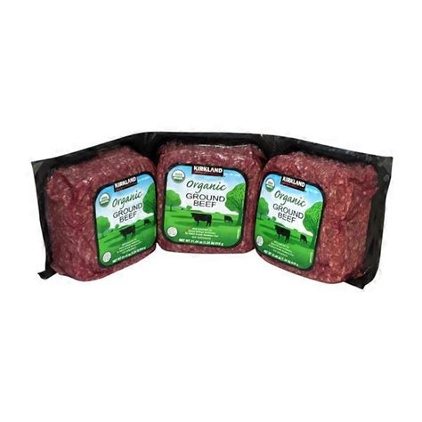 Kirkland Signature Organic Ground Beef, 4 lb Package (4 lb) Delivery or ...