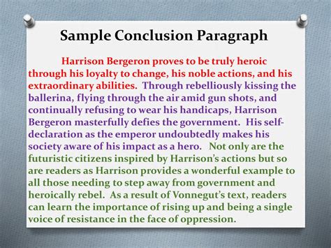 Image result for Conclusion Paragraph Format Examples