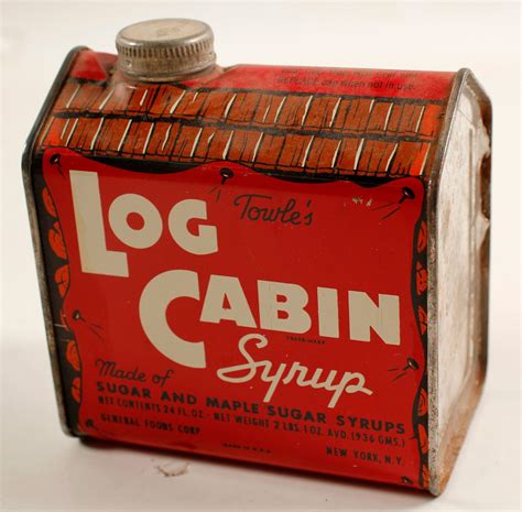 Log Cabin Syrup Tin 87349