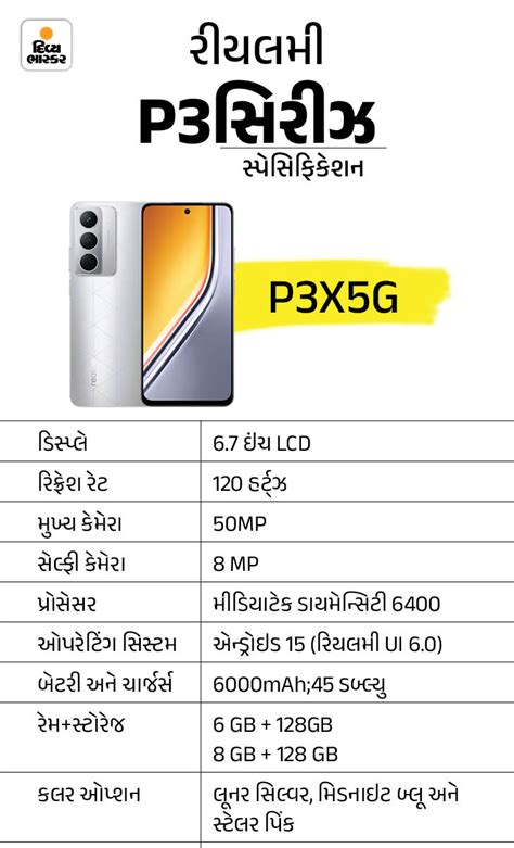 Realme P3 Pro and P3x smartphones launched | રિયલ મી P3 Pro અને P3x ...