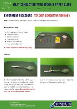 Image result for Heat Conduction Demonstration