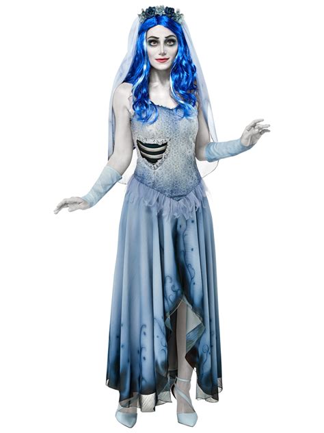 Corpse Bride Costume with Veil 的图像结果