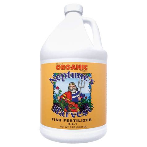 Neptunes Harvest Fertilizers Fish Fertilzer, Orange Label - 9 Lb ...