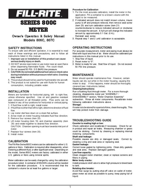 Fill-Rite Flow Meter 800C 的图像结果