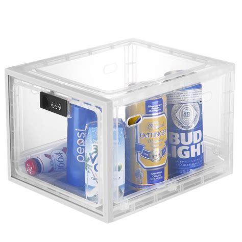 Buy Lockbox Large Medicine Lock Box - Refrigerator Lockable Boxes for ...