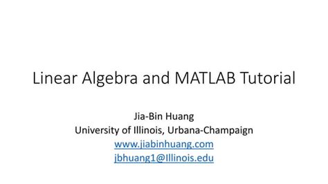 Image result for MATLAB Linear Algebra Function