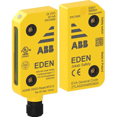 Eden OSSD non-contact safety sensors | ABB Electrification