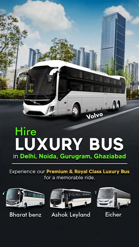 Bus On Rent In Delhi – Book Luxury AC Buses at Best Price