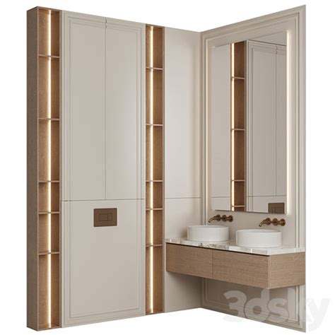 3D Bathroom furniture – 3DSky Model Free