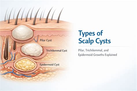 Types of Scalp Cysts: Pilar, Trichilemmal & Epidermoid