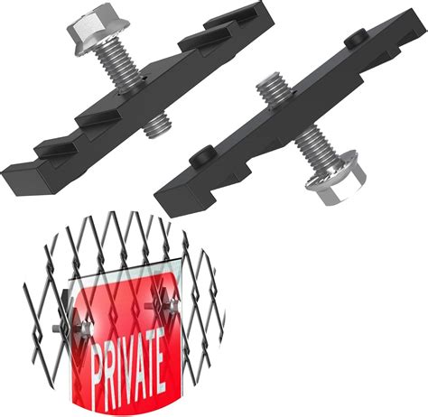 Amazon.com : Zakdbbry Chain Link Fence Sign Mount, Fence Sign Fastener ...